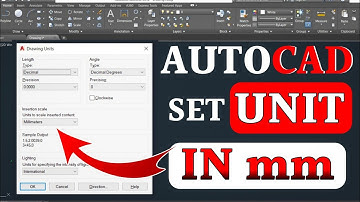 How to Set Unit in mm in AutoCAD |
