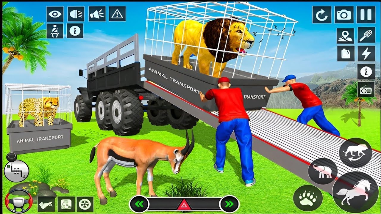 Animal Cargo Truck Driving Game 3D - Animal Transport Cargo Truck 2024 - Android Gameplay