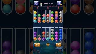 Color Ball Sort Puzzle Level 243 Solution
