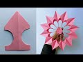 Very easy 3D Christmas snowflake with paper for homedecor
