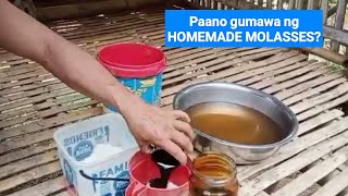 Paano gumawa ng HOMEMADE MOLASSES? Panoorin sobrang dali lang!