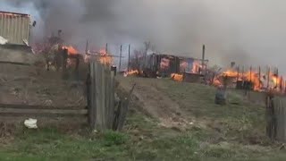 Огненный апокалипсис в Уяре. Сгорело больше 200 домов , 7 мая 2022