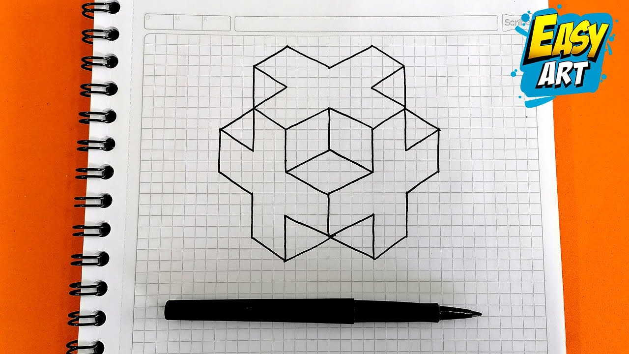 Detalle 33+ imagen dibujos geométricos en 3d
