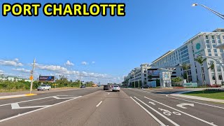 Port Charlotte Florida Driving Through