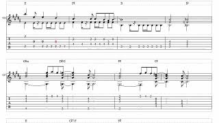 NGT48『Maxとき315号』ソロギター タブ譜 guitar TAB