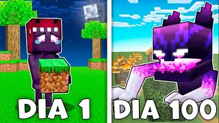 Paso MINECRAFT pero ME CONVIERTO en un ENDERMAN DIOS 💀😂 Minecraft Pero RaptorGamer