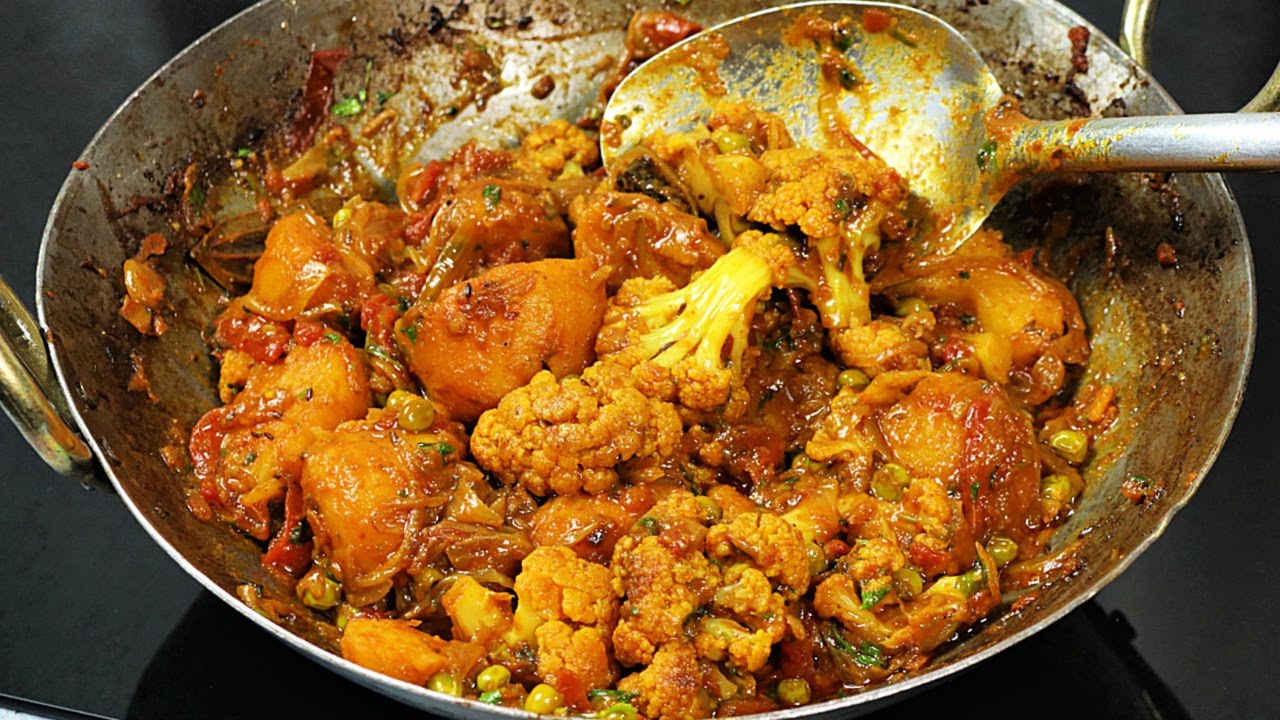 Amritsari gobi matar ki sabzi