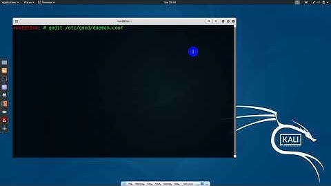 How to Disable autologin on Kali Linux