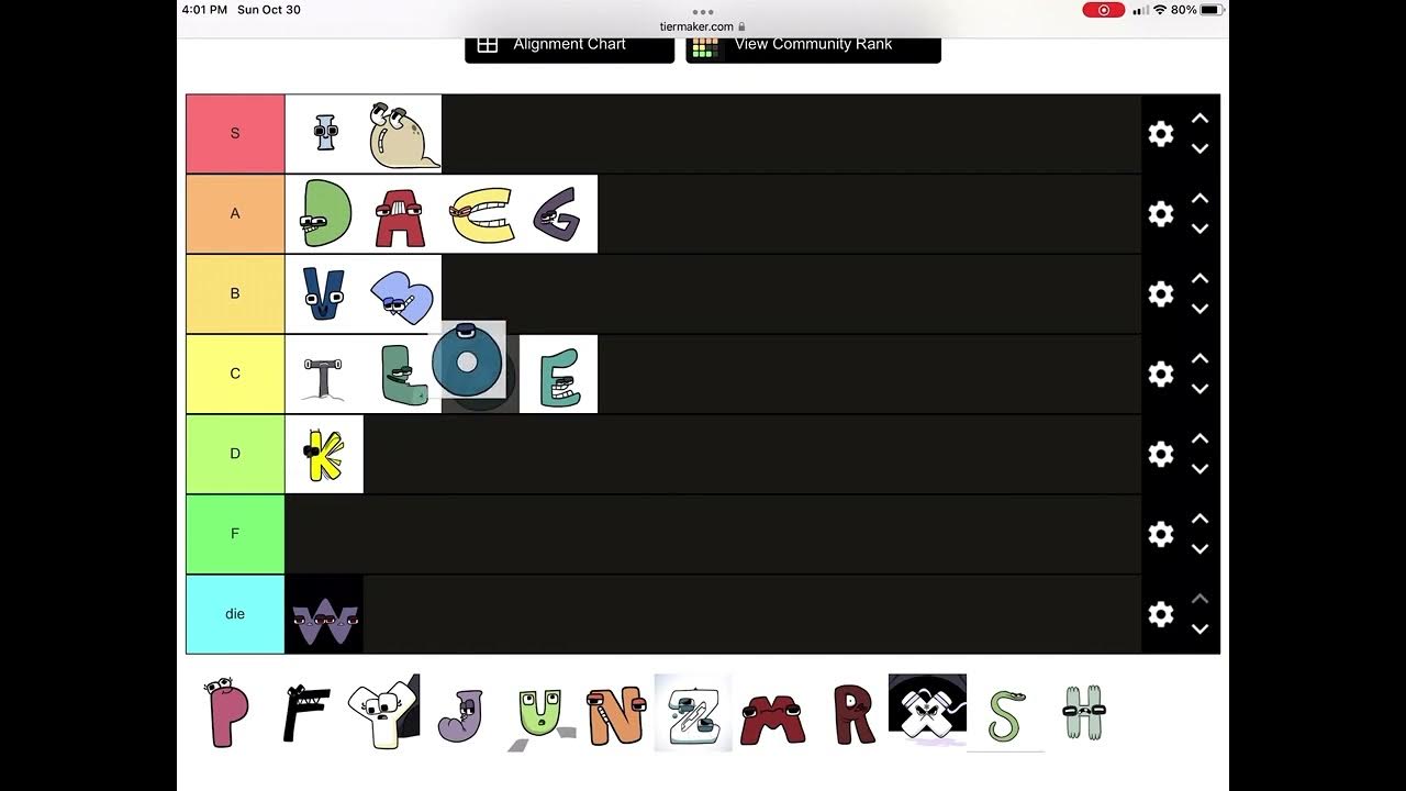 Alphabet Lore Tier List – All Characters Ranked – Gamezebo