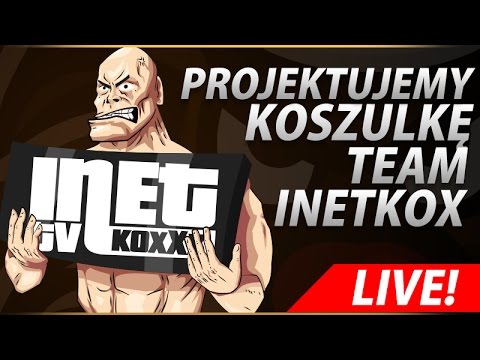 Team InetkoxTV | Projektujemy koszulke gamingowa | Photoshop | ARCHIWUM LIVE - Team InetkoxTV | Projektujemy koszulke gamingowa | Photoshop | ARCHIWUM LIVE