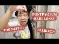 Postpartum Hair Loss! | Washing & Braiding My Hair