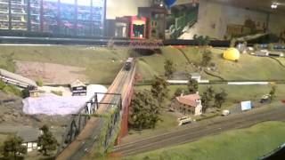 00-Gauge Model Railway At Trago Mills, Newton Abbot, Devon August 2015