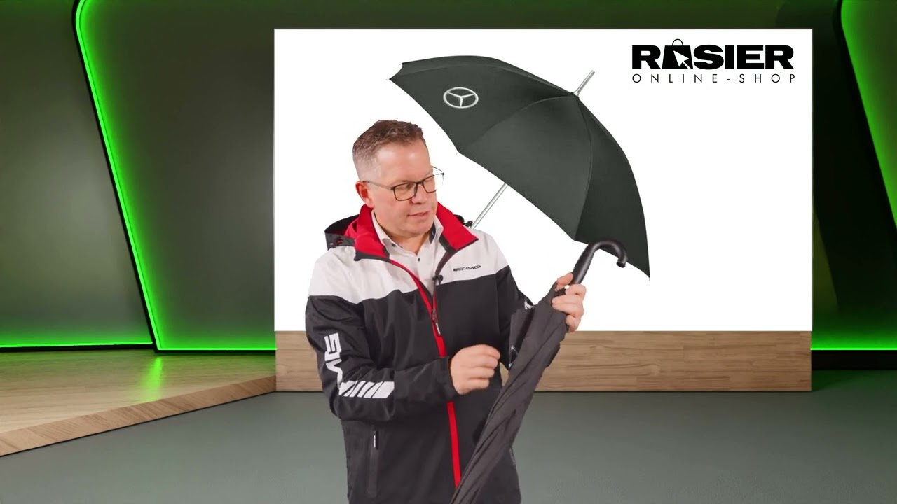 Mercedes-Benz Stockschirm Regenschirm schwarz B66958960 | ROSIER
