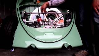 vw beetle 1641 gt exhaust first startup