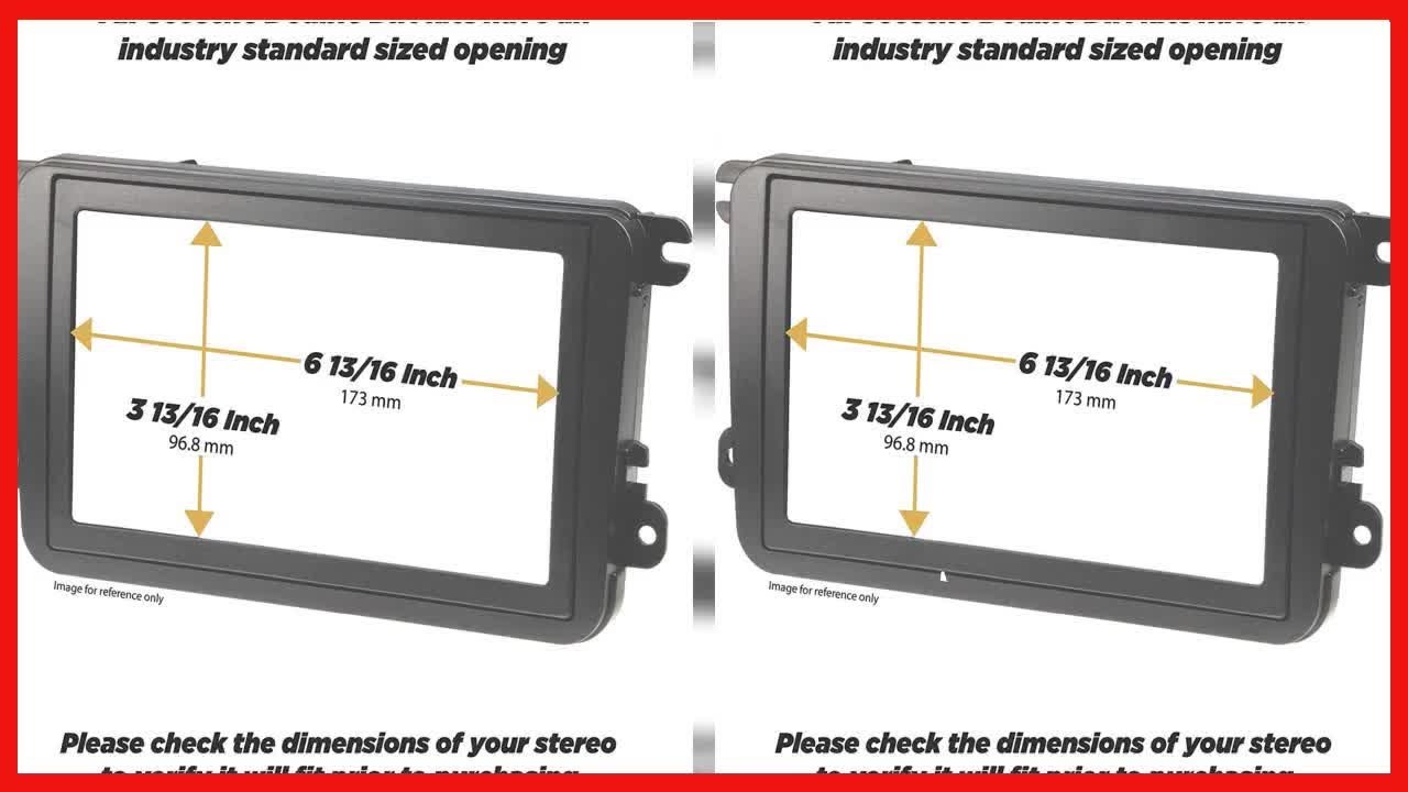 Upgrade Your Ride with the Scosche Double DIN Dash Kit: Perfect Fit, Lifetime Support