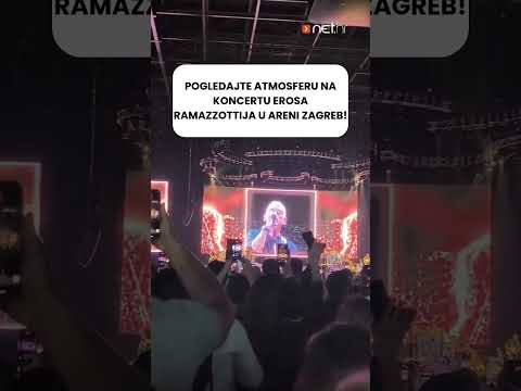 Video Eros Ramazzotti u Areni Zagreb