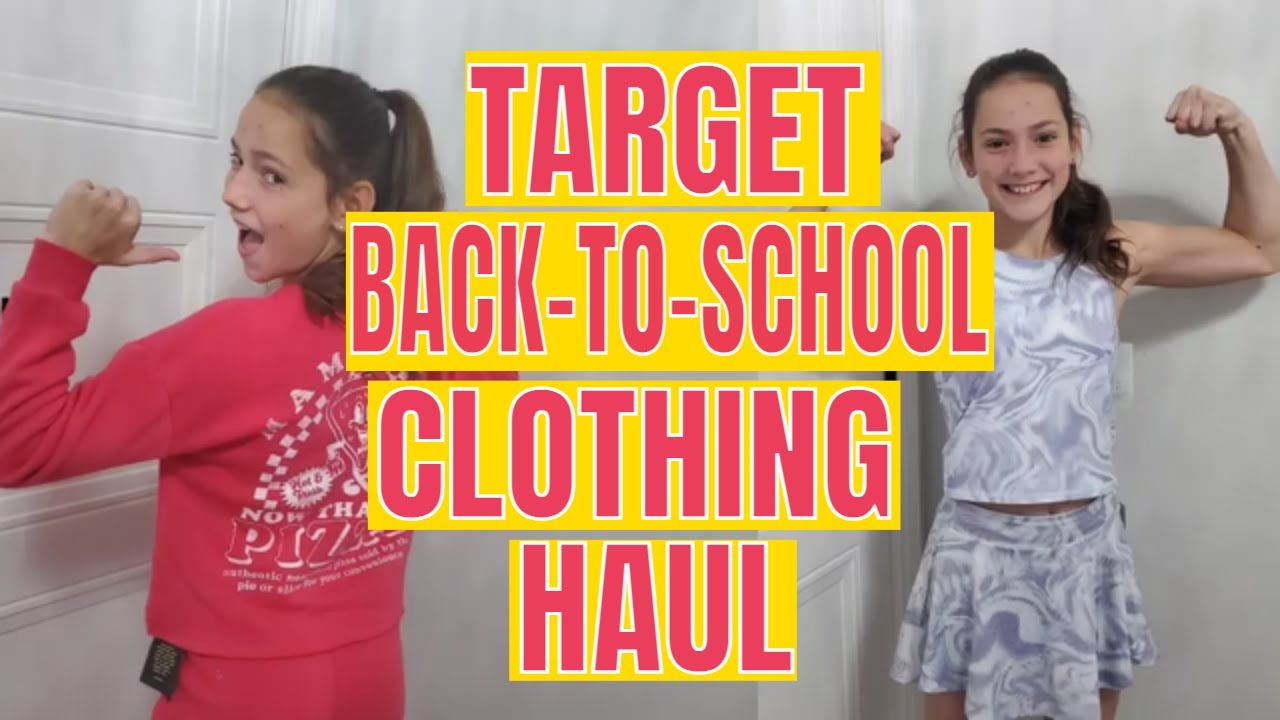 Tween Target Back to School Clothing Haul 2023 | Stylish & Affordable Fashion Finds!