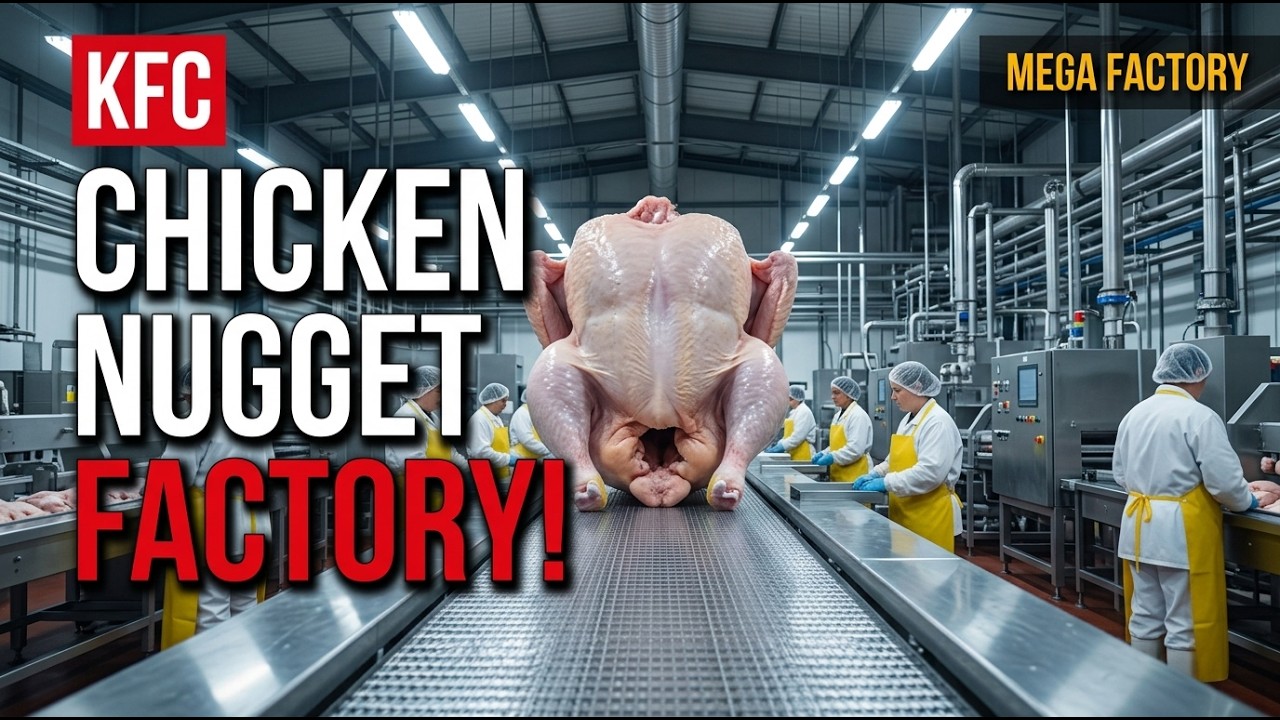KFC Chicken Nuggets Factory Tour — How It's Made from Start to Finish