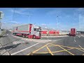 POV  Ireland Dublin together We drive down from the ferry and leave the harbor #irlanda #pov #like 