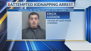 Marshall man arrested for allegedly kidnapping ex-girlfriend from her home