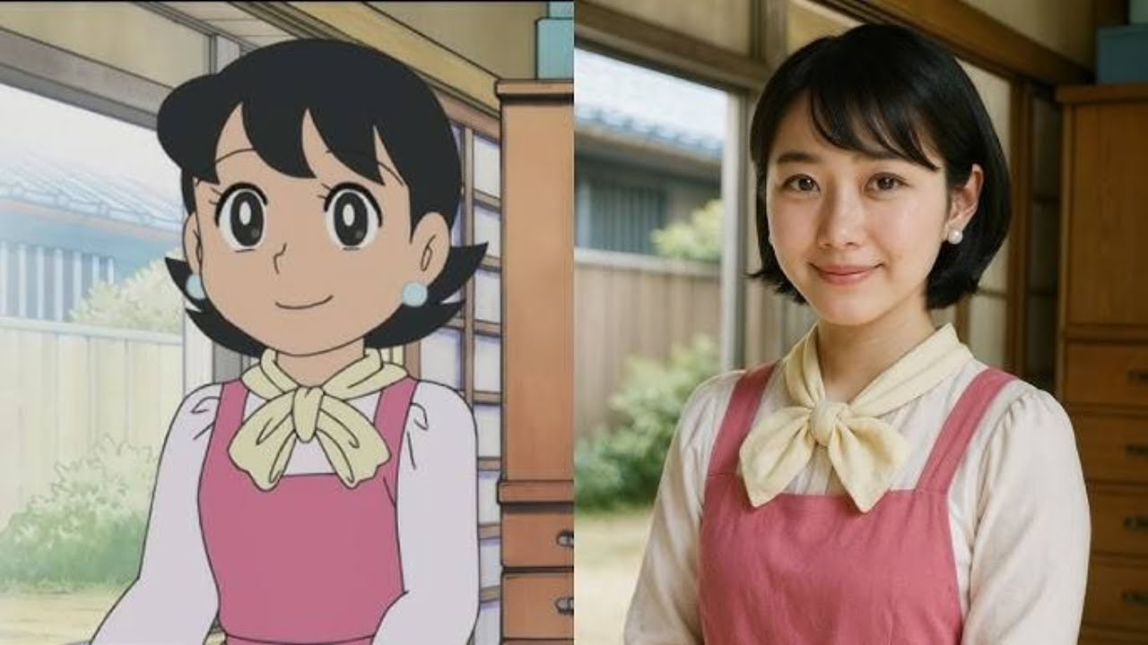 Doraemon Characters In Real Life 😱 | Cartoon to Human AI | Realistic