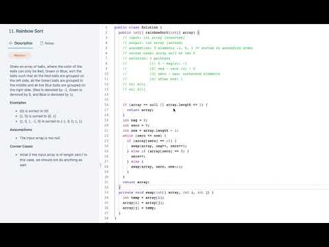S015 T02 L011 Rainbow Sort