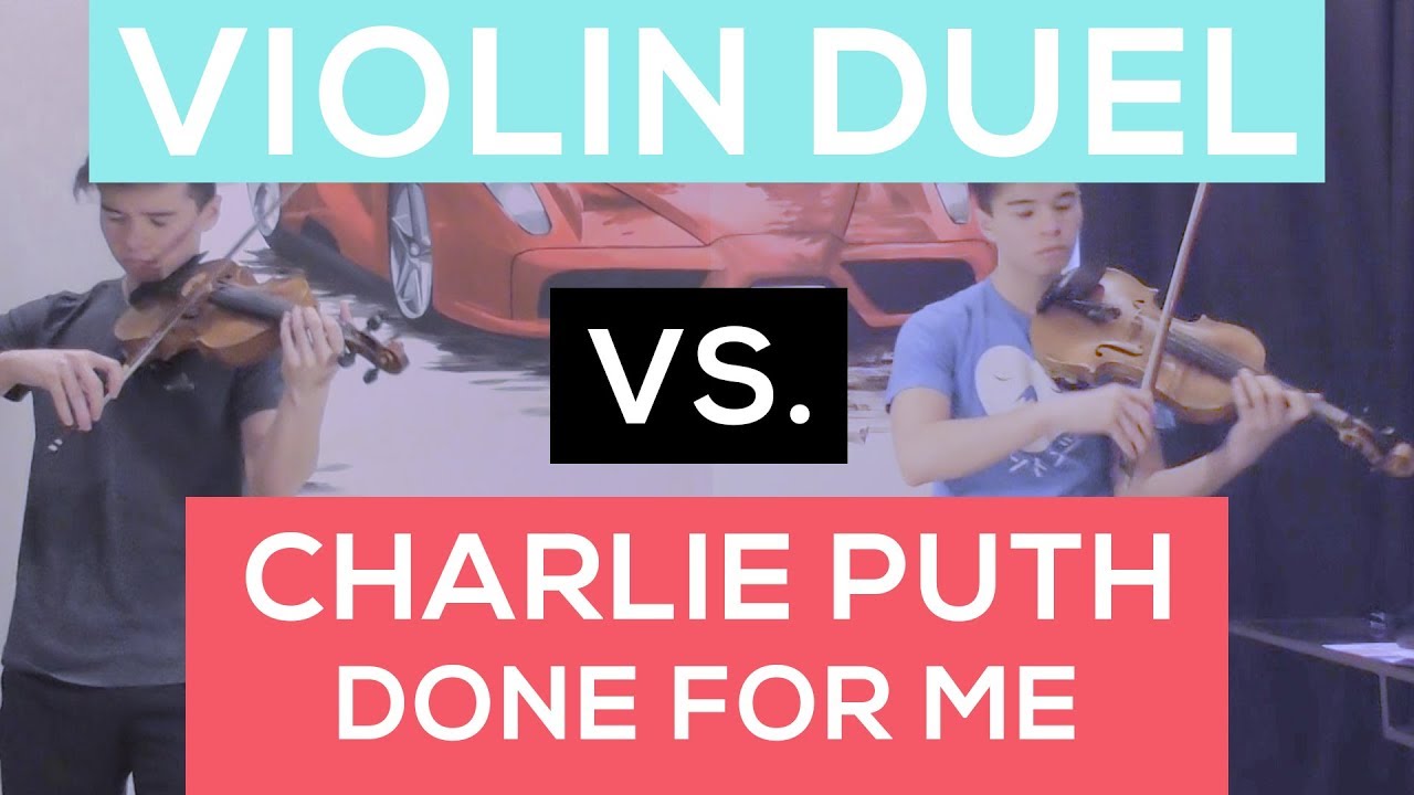 VIOLIN VS. VIOLIN BATTLE | Done For Me (Charlie Puth feat. Kehlani) - Violin Cover