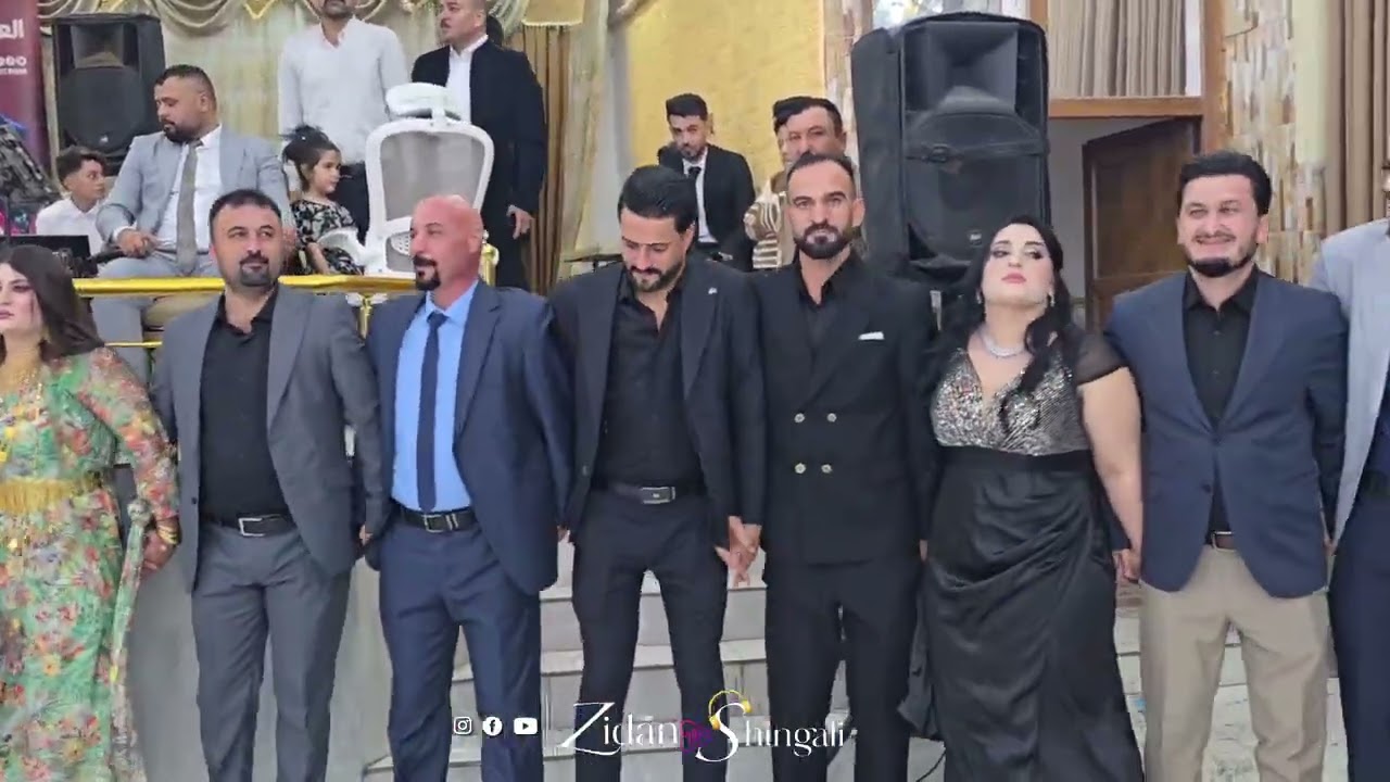 حفلة زفاف غازي & مها _ زيدان شنكالي في قاعة ازادي شنكال 
