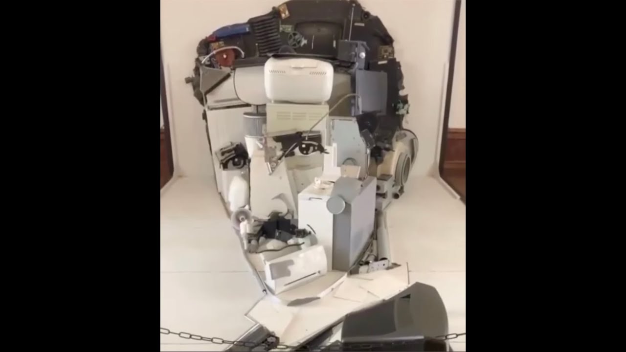 3D Anamorphosis of Nikola Tesla by Artist Patrik Prosko @ Illusion Art Museum in Prague