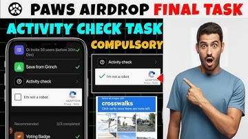 How to Complete PAWS Activity Check Task | PAWS Airdrop Task Kaise Complete Karein?  #paws
