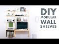 DIY Modern Wall Shelf / Desk | Metal and Plywood | Modern Builds