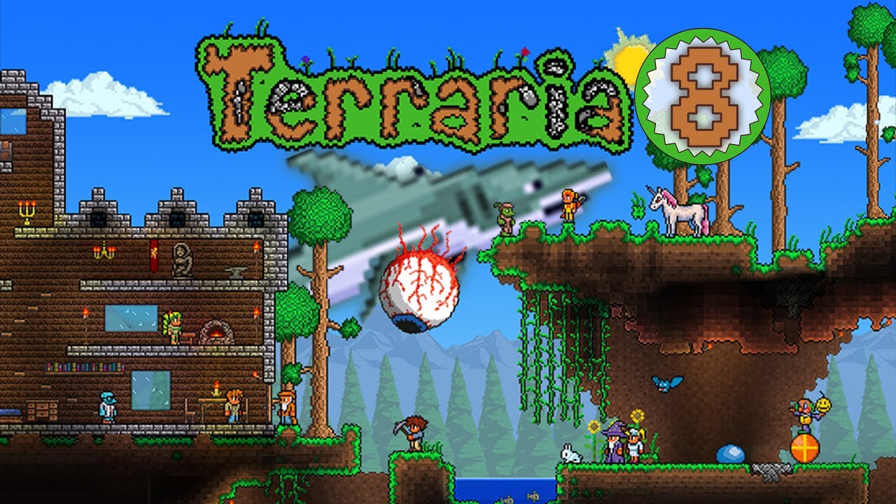 Terraria WE FOUND A SHARK YouTube