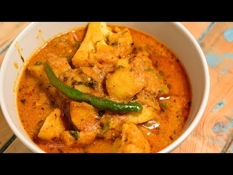 potato-cauliflower-curry-for-chapathi-and-rotti-|-aloo-gopi-gravy-version