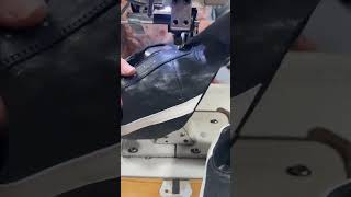 sewing shoe fabric using a machine neatly and quickly #youtubeshorts #trending