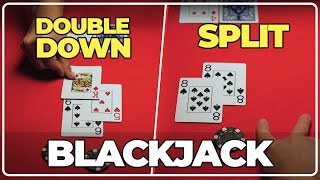 How to Double Down & Split Pairs in Blackjack (Episode 3)