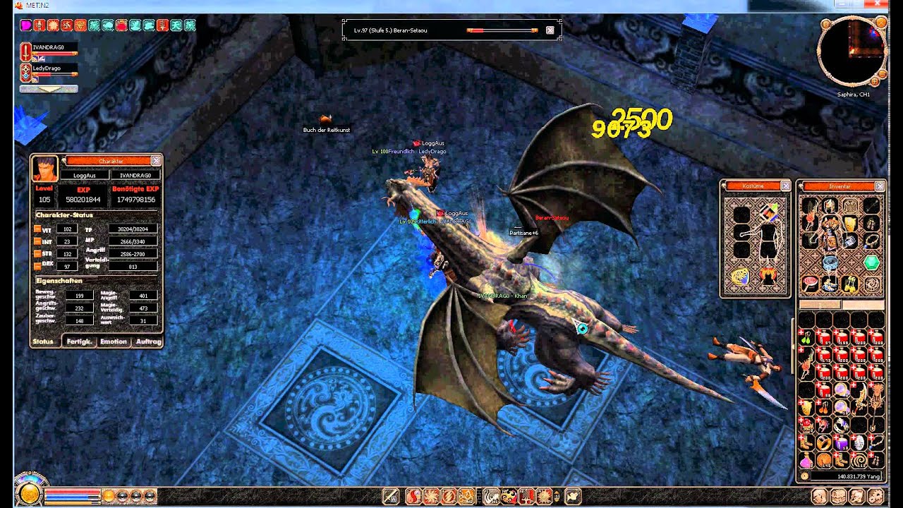 METIN2 IVANDRAG0 DRACHE IN 5 min SOLO