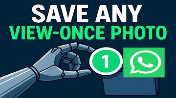 How to Save Any WhatsApp View Once Photo or Video!