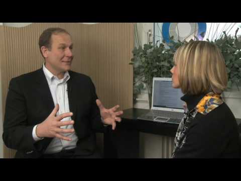 Jeffrey Joerres, CEO of Manpower Inc. at the Hub Culture Pavilion in Davos 2010