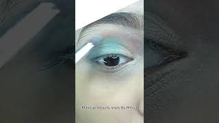 blue eye makeup #ytshorts #shorts