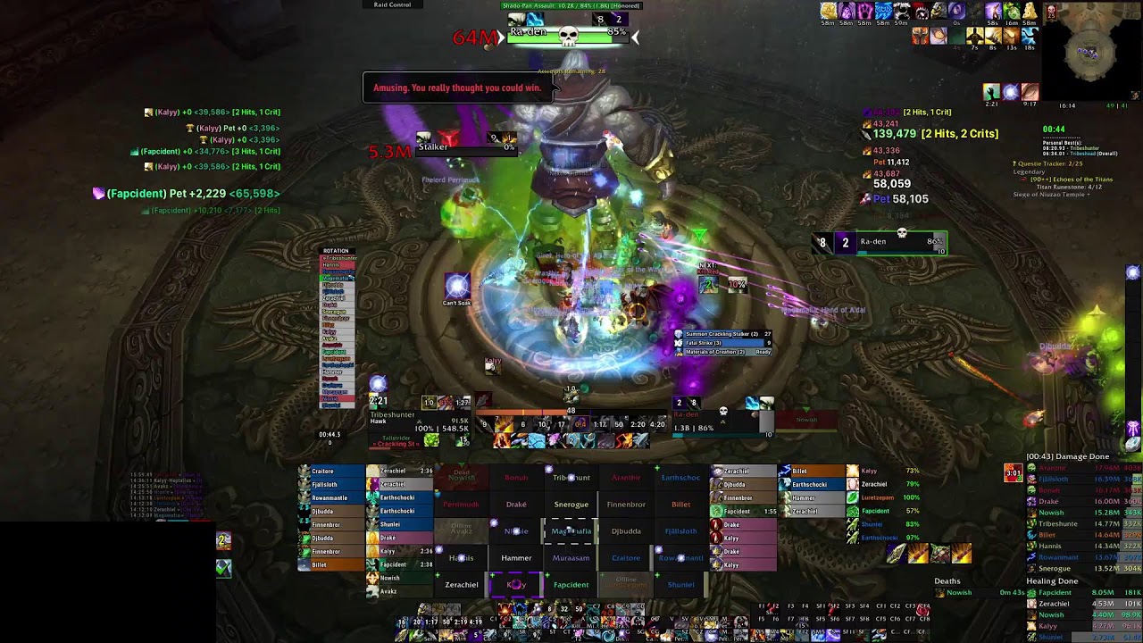 Throne of Thunder 25H Meltdown Pug | Survival Hunter | Week 7 | MoP Classic