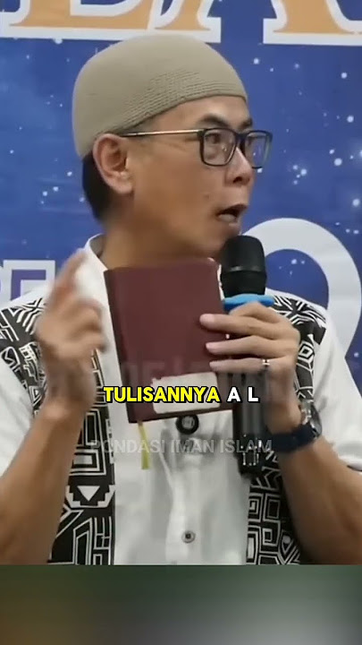 Ada kata Isa Almasih, insyaallah, Masjid, dan Kabah di dalam bible #kajiankristologi #dondytan