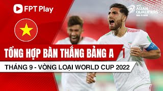 Tổng hợp bàn thắng bảng A | Vòng loại thứ 3 World Cup 2022 - Khu vực châu Á