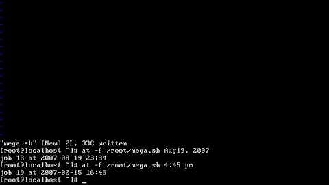 Job Scheduling Using At Command ||Task Scheduling in Linux with cron ||