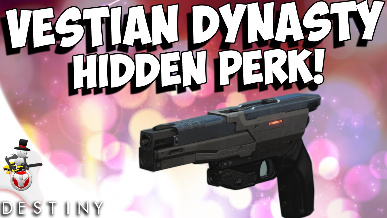 Destiny - Vestian Dynasty HIDDEN PERK - Sidearm Tips & Tricks