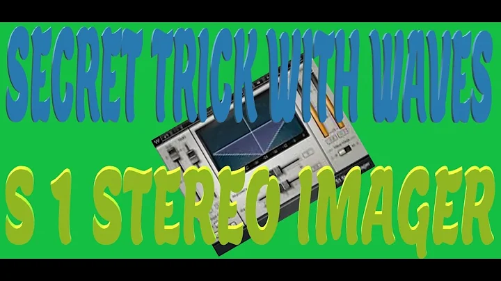 secret trick with waves s1 imager in pro tools