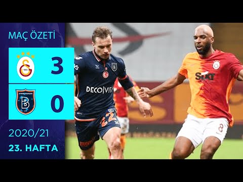 ÖZET: Galatasaray 3-0 M. Başakşehir | 23. Hafta - 2020/21