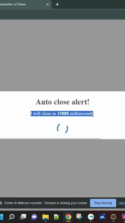 SweetAlert2 demo. modern popup Alert