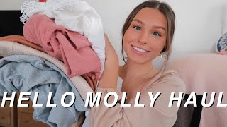 TRY ON FALL CLOTHING HAUL ft. Hello Molly