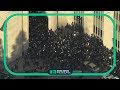Chopper 3 over protest at 30th Street Station in Philadelphia