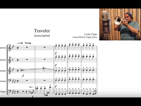 Traveler (Lucky Chops) TRANSCRIPTION (pdf download)